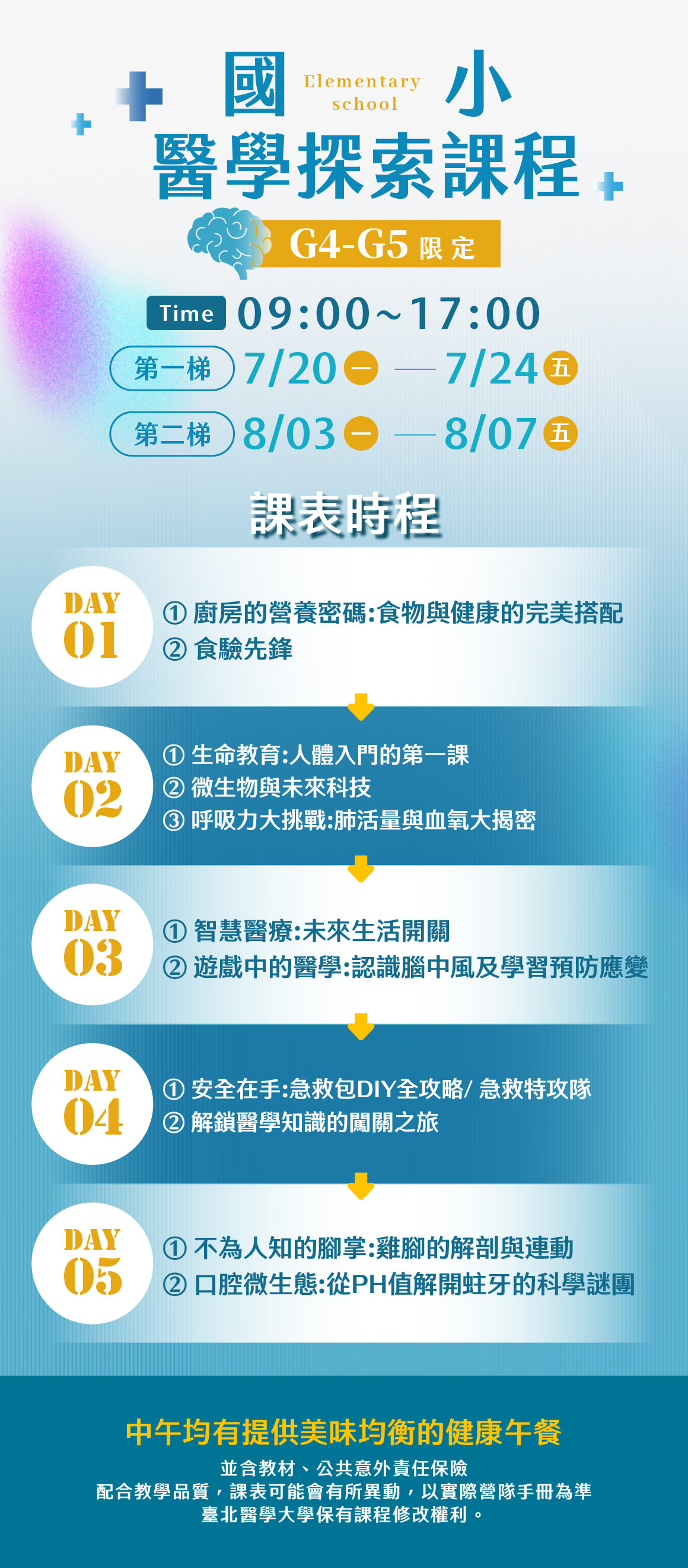 2026醫學計畫_營隊課表-01