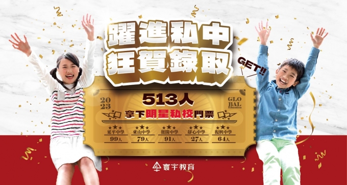 【升學榜單】躍進私中，狂賀錄取！112明星私中513人拿下門票!